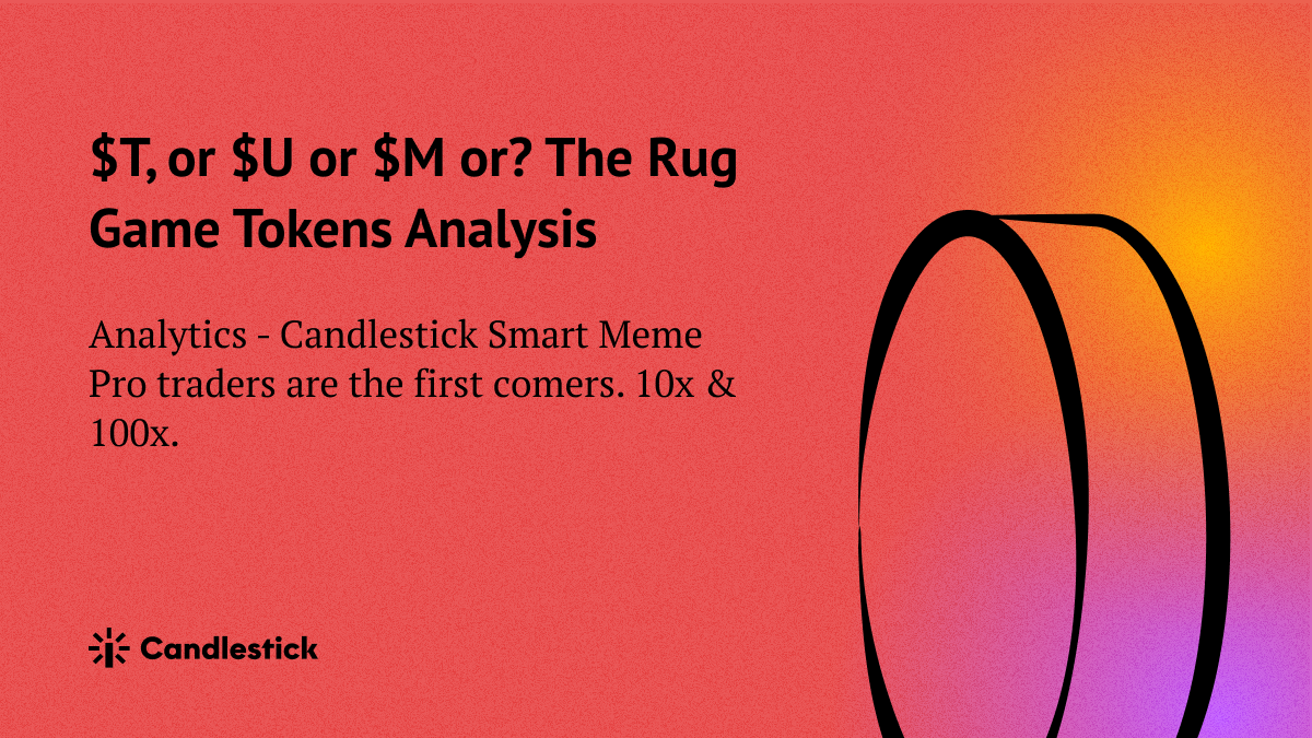 T, or U or M or? The Rug Game Tokens Analysis by Candlestick