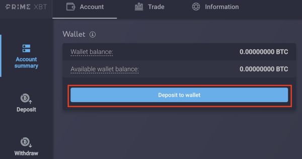 How To Make A Deposit On Primexbt Prime Xbt Crypto Fx Cfd S - 