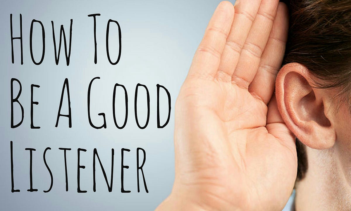 how to become a good listener essay