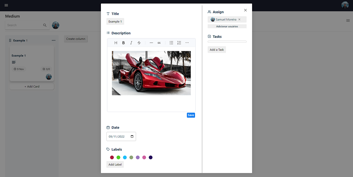 Opening images using TOAST UI React Editor by Samuel Moreira Nov
