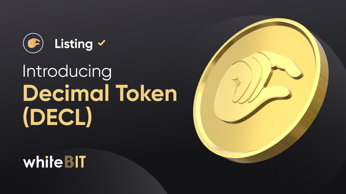 Decimal Token A Solution For Trading Crypto Whatever The Price By Anna Ratieva Whitebit Medium