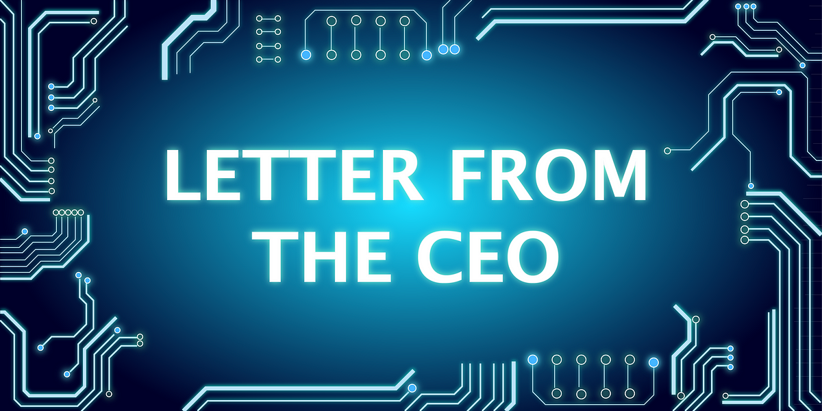 Letter from the CEO