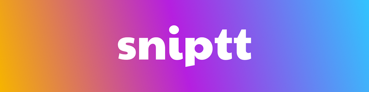 Here at Sniptt, we have lost count of how many times a colleague has asked us to securely share an API key, a database password, or an environment con