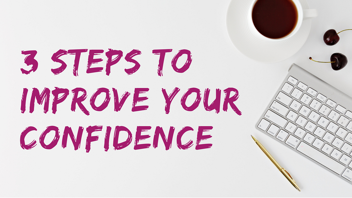 3 Steps to Improve Your Confidence and Realize Your Goals by Brian