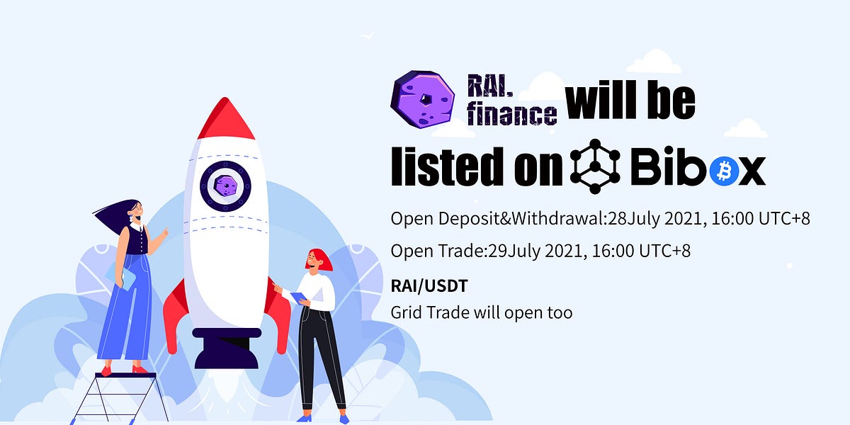 RAI Finance Will be Launched on Bibox on July 29th, 2021