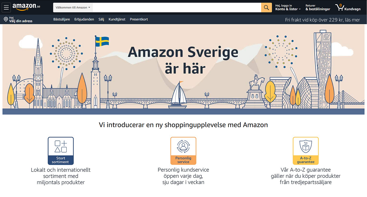 Amazon's launch in Sweden was a disaster | by Jacob Bergdahl | Medium