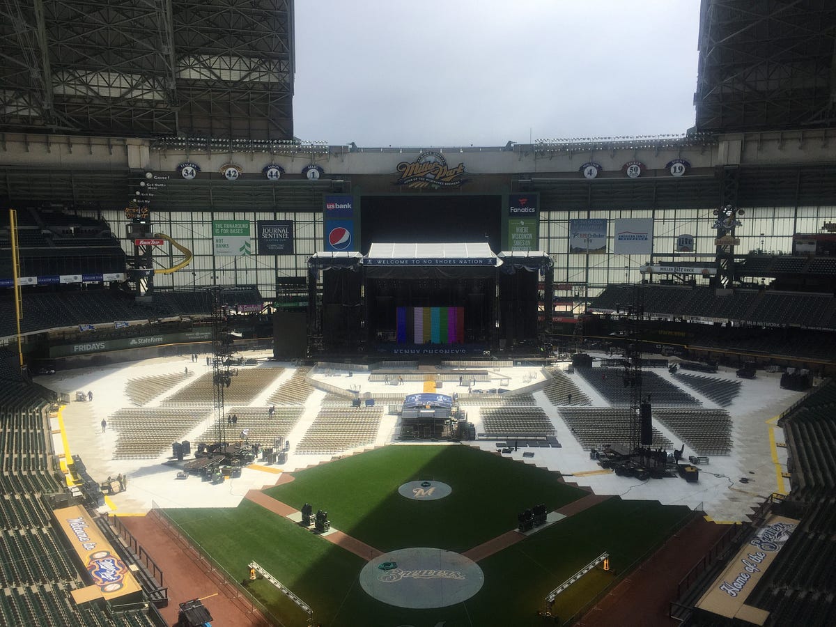 Miller Park Seating Chart For Kenny Chesney