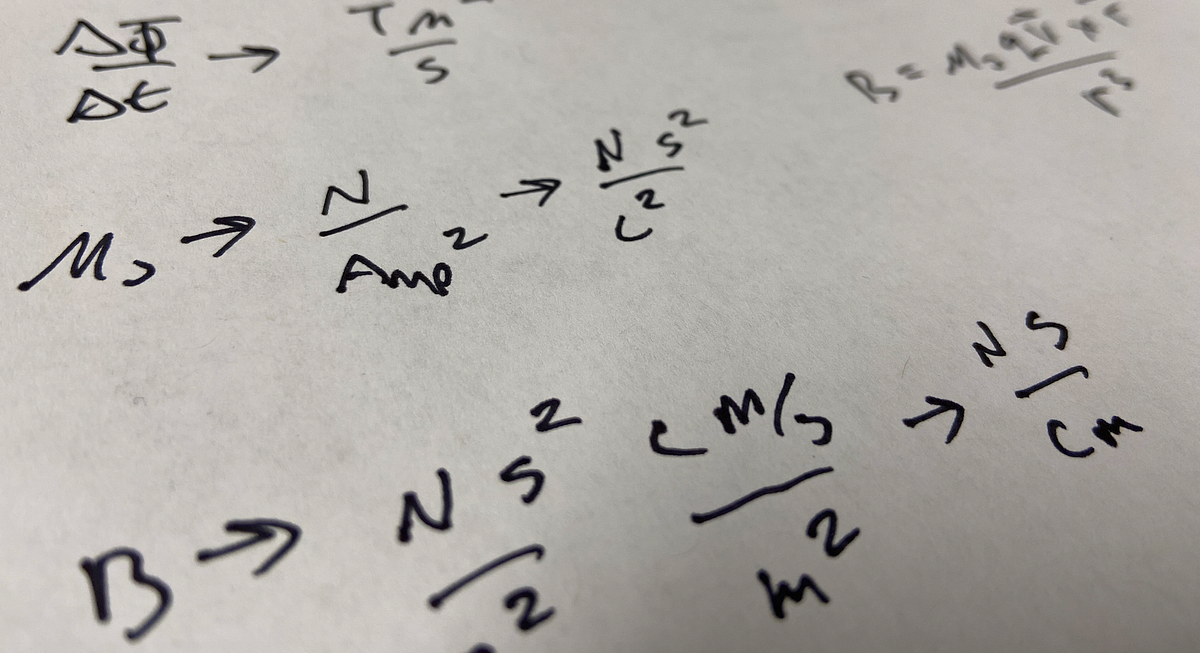How Do The Units Work With Faraday S Law Rhett Allain Geek Physics Medium