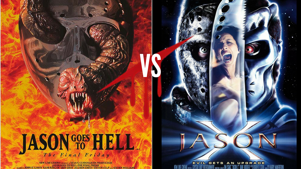 FRIDAY THE 13TH VS: Jason Goes to Hell: The Final Friday vs. Jason X.