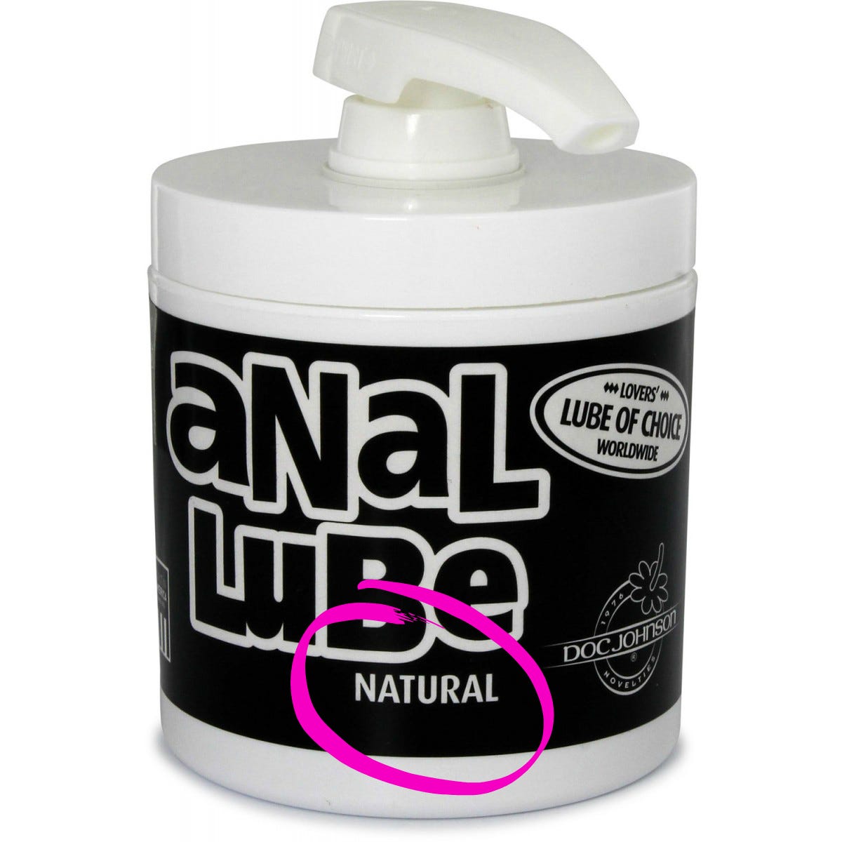 NATURAL: The Anal Lube for your Wallet.