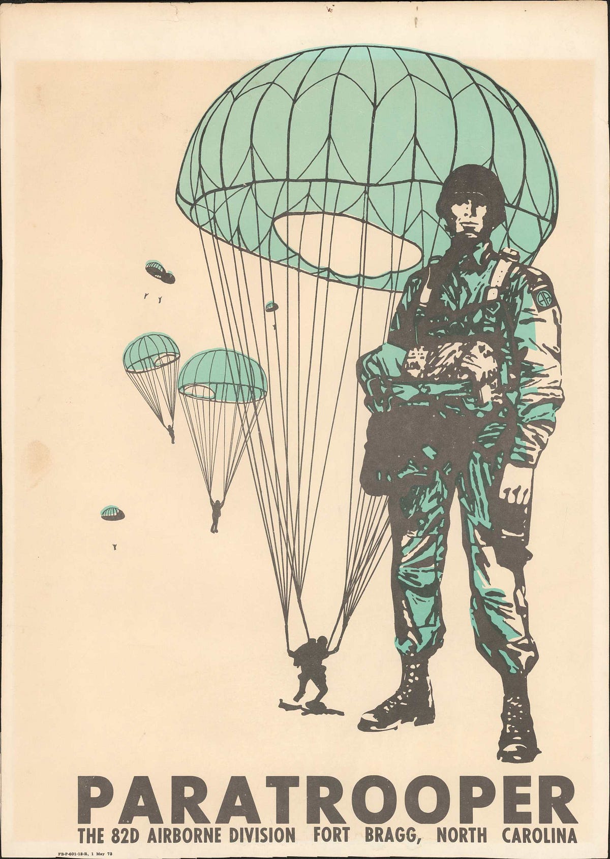 1973 82nd Airborne Division Recruitment Poster by