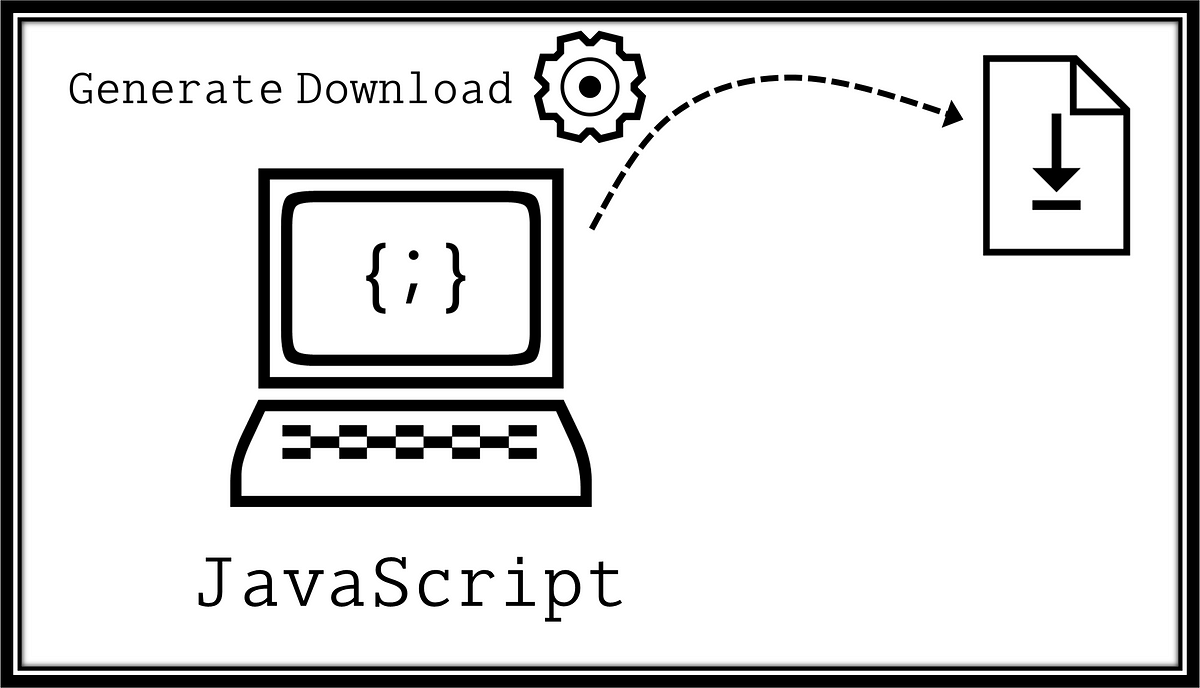 How To Download a Text/Image File in JavaScript (without a server) | by ...