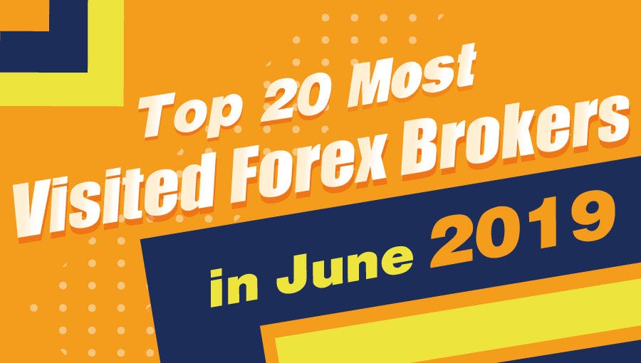 Top 20 Most Visited Forex Brokers In June 2019 Wikifx Official - 