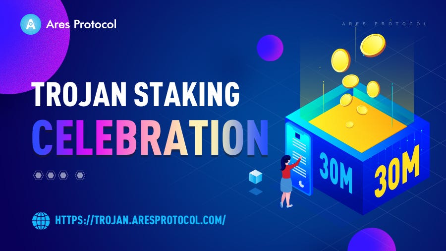 Ares becomes one of the biggest staking projects, 50% of its circulating supply staked
