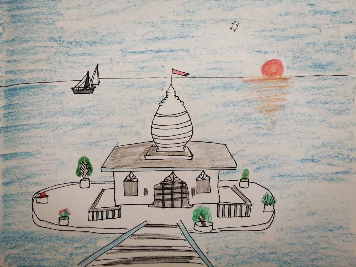 Temple in the sea- Story of Sew Dass Sadhu | by Vrinda Vijayan | Medium
