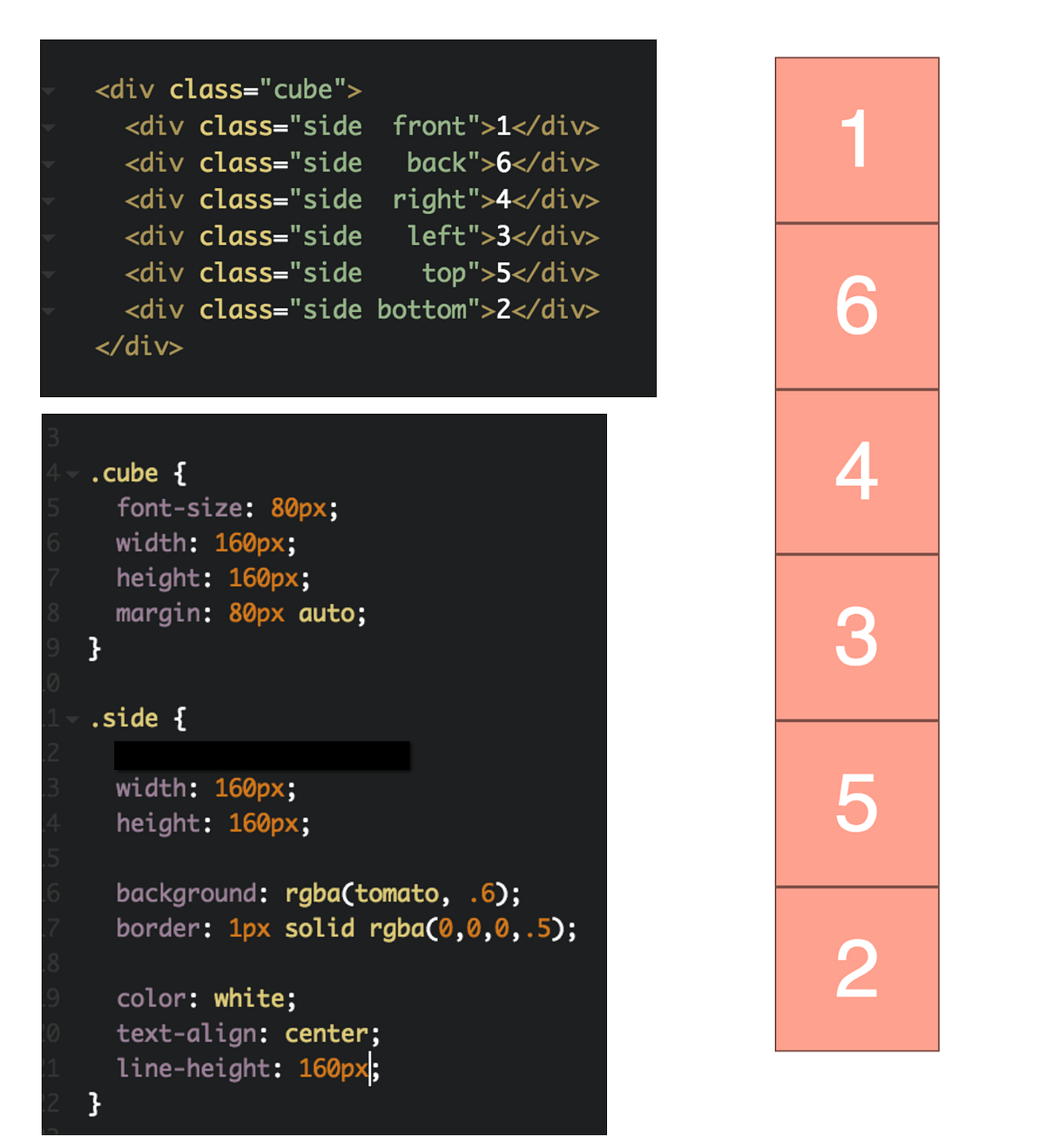 Rolling Dice. CSS Axis, Perspective and Animation | by jason lucas | Medium