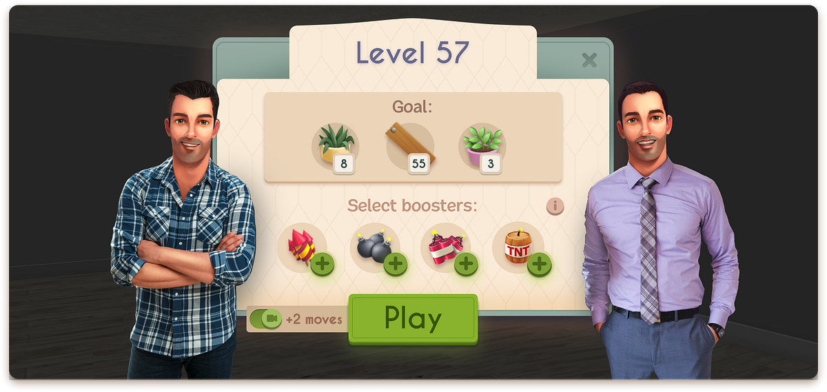 Property Brothers game UI redesign by Paula Gomes Medium