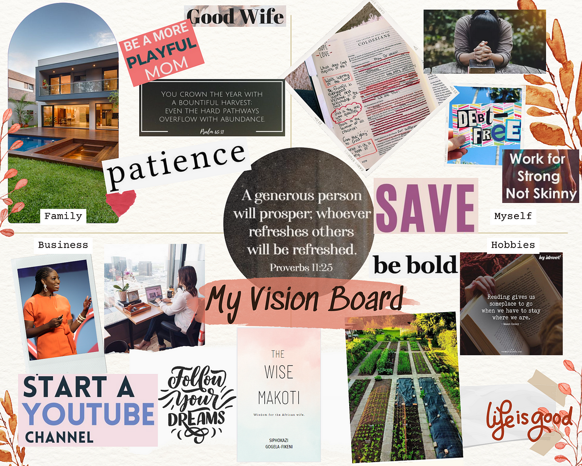 Why You Need a Vision Board and How to Create One | by Siphokazi Fikeni ...