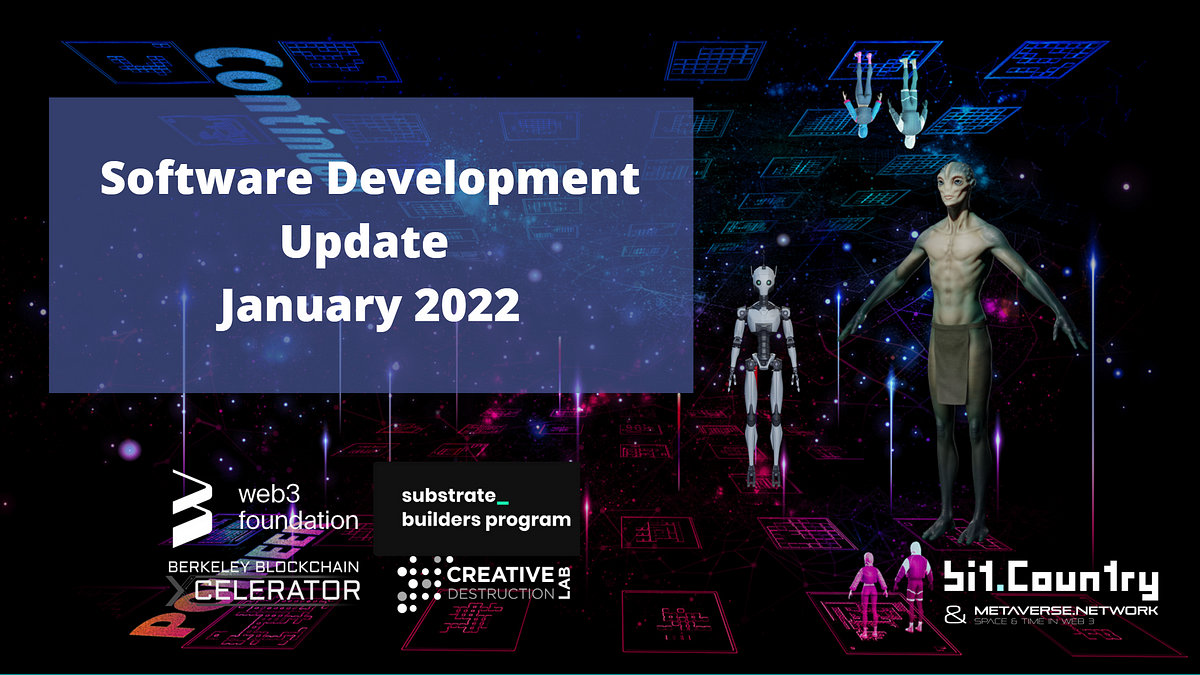 Software Development Update Jan 2022