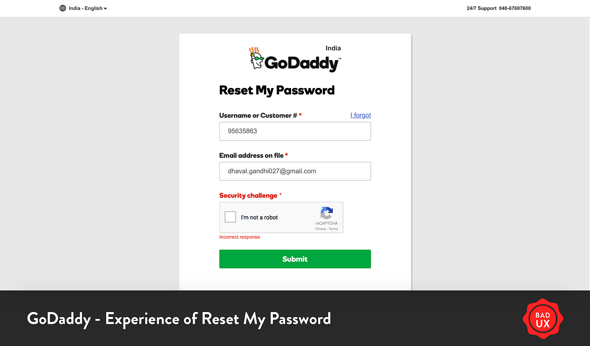Sharing Painful Experience Of Resetting Password On Godaddy By Dhaval Gandhi Designpractice Io Medium