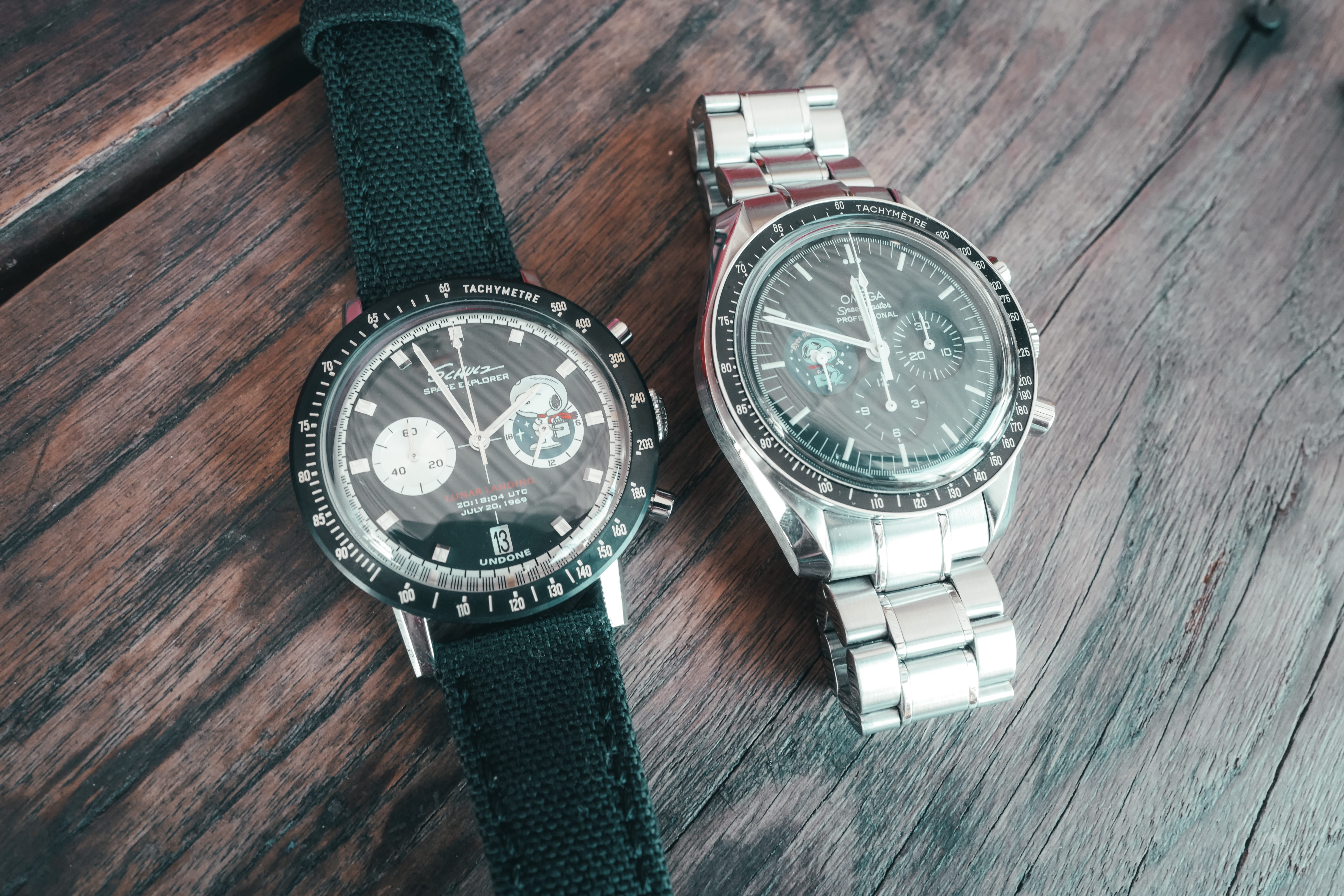 undone snoopy lunar mission chronograph