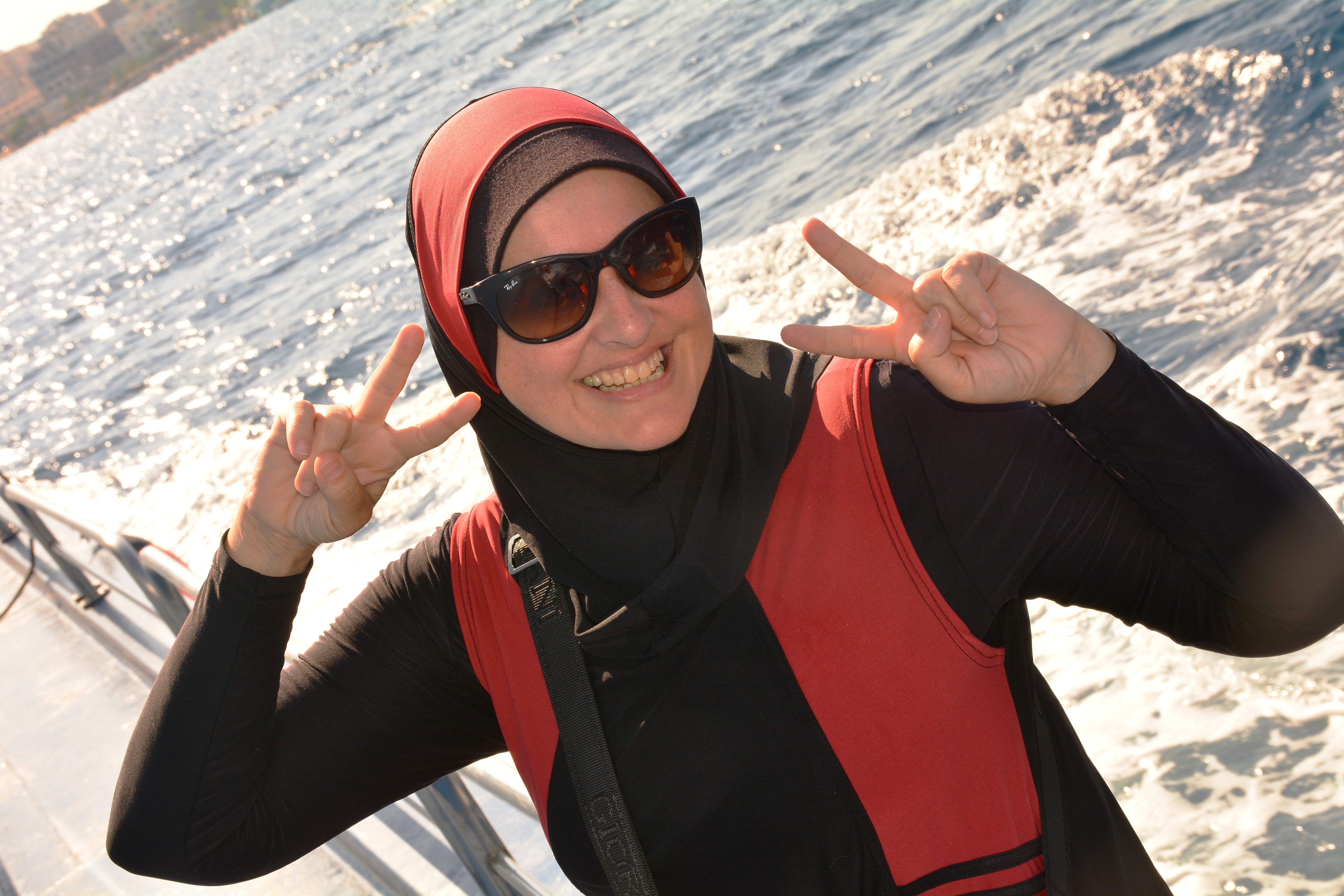 red burkini