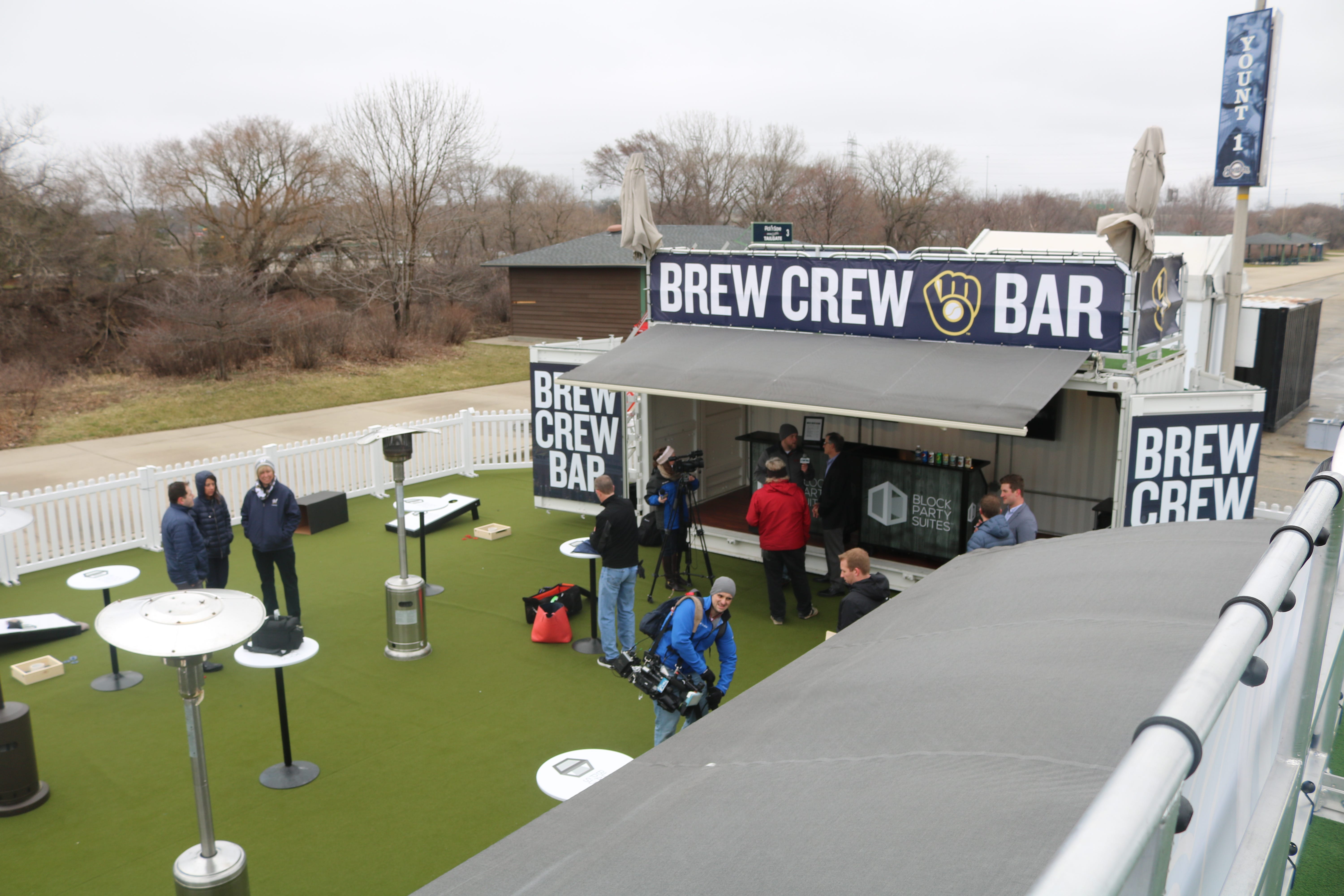 Brewers Unveil “Brew Crew Bar”. Tailgating is a pregame ritual for
