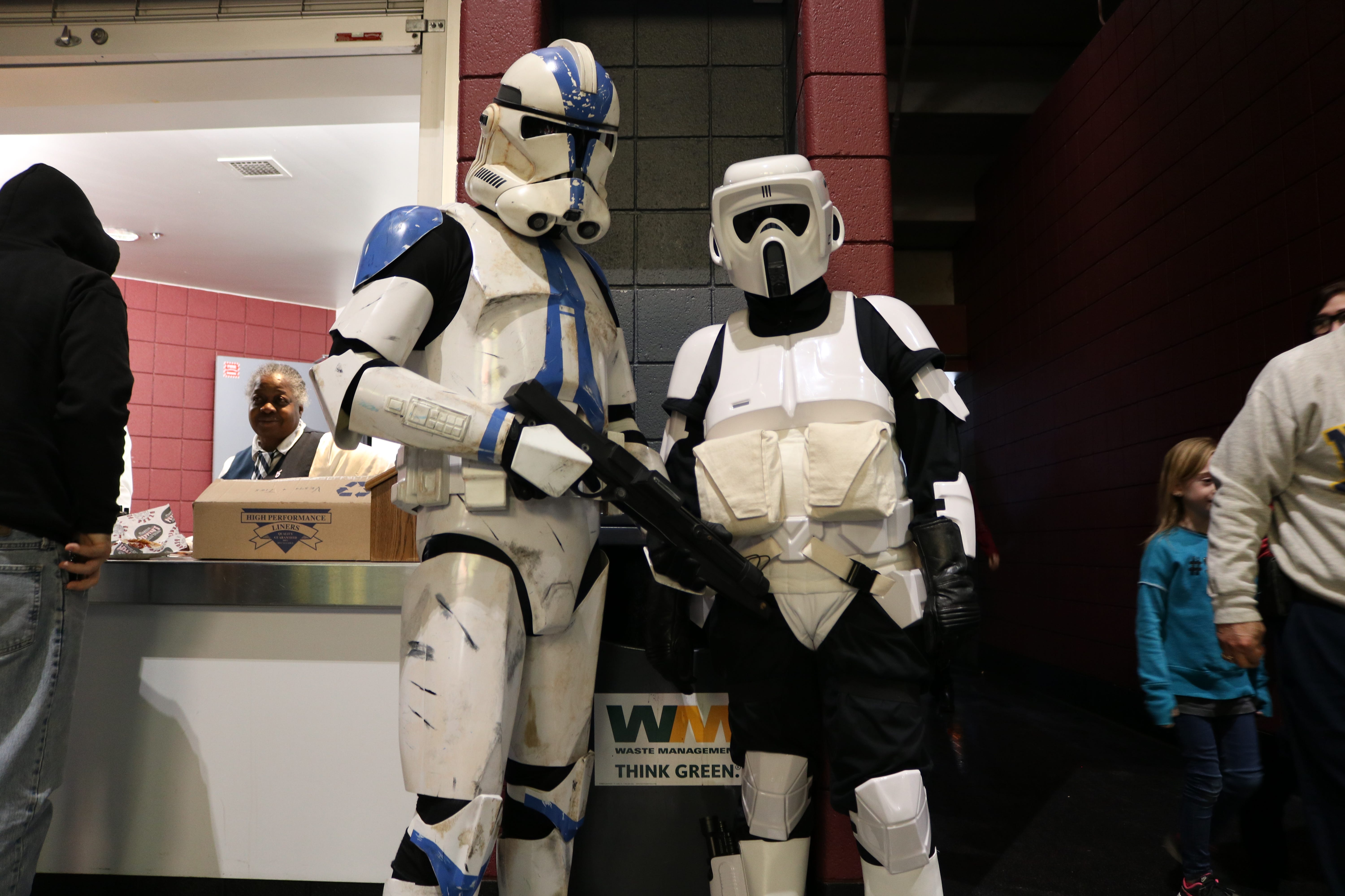 The 501st Legion Saving The World By Storming A Sporting Event Near You