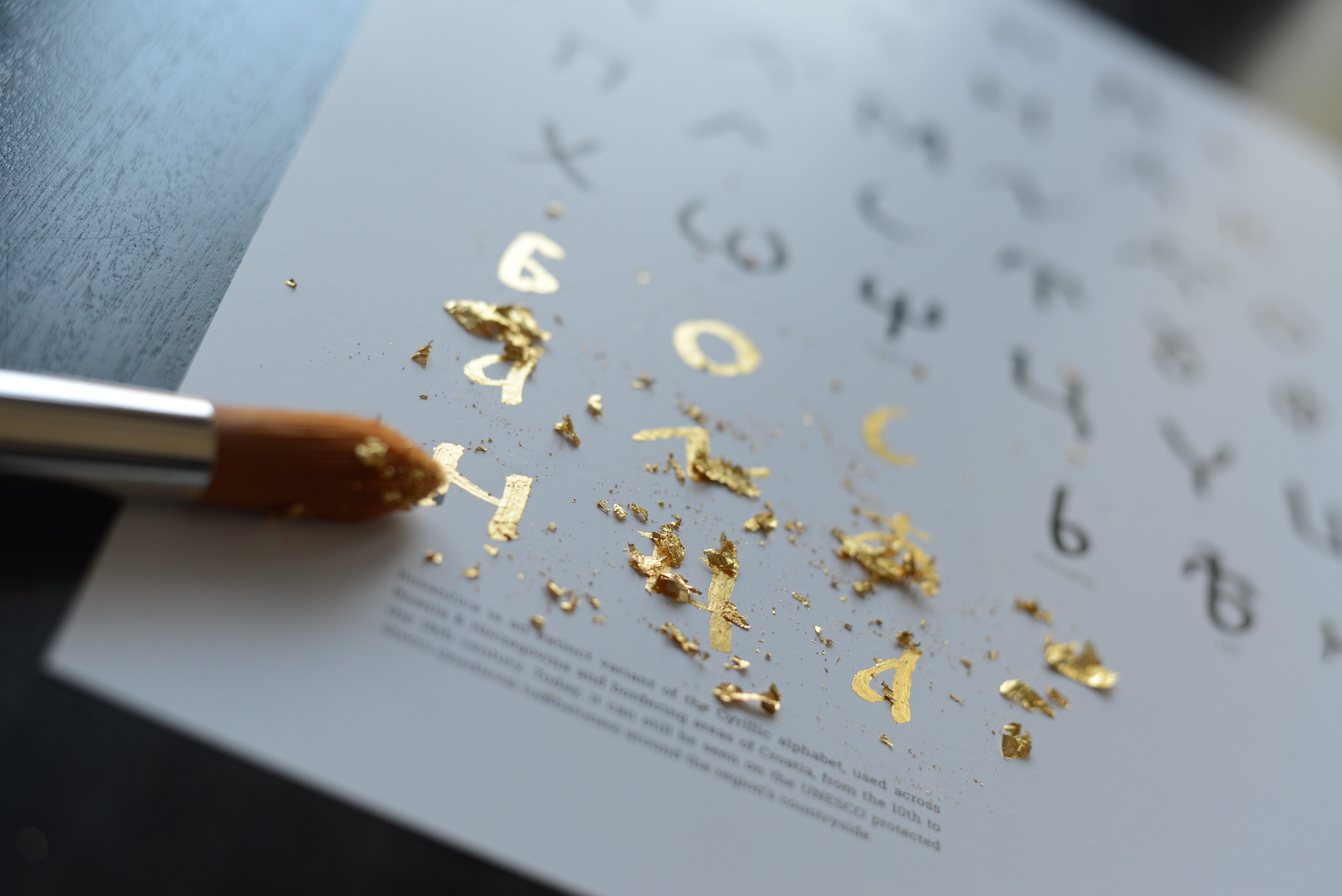 Ancient scripts, gold leaf and typography | by Vedran Arnautovic ...