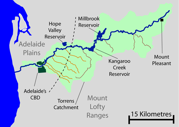 The Torrens Lake was a Mistake. The Torrens River (Karrawirra Parri) is ...