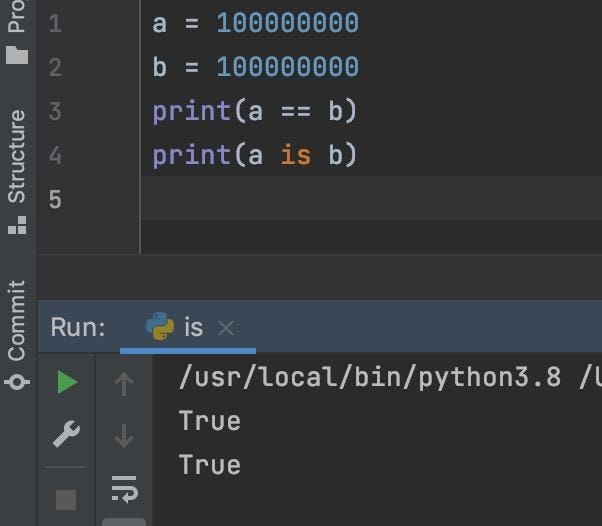 As I Understand In Python 3.8 : A = 1000 B = 1000 A Is B >> True - Вера ...