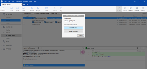 [#2 Bitbucket] การใช้ git ใน Bitbucket + ทำ gitflow ใน SourceTree | by ...
