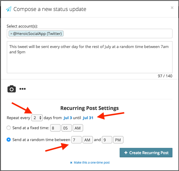 How to Create Recurring Tweets. Generating quality engagement on… by