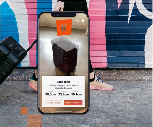 Cómo medir la maleta mediante realidad aumentada, así funciona la nueva  herramienta de KAYAK | by Aiween | Medium