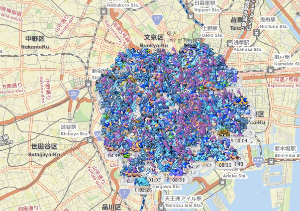 Don T You Just Love Tokyo P Look How Much Pokemon Are There You By Freddystudio Pokevision Medium