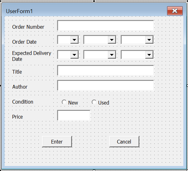 UserForms for Data Entry. Part 2. Once again about UserForms | by Adina ...