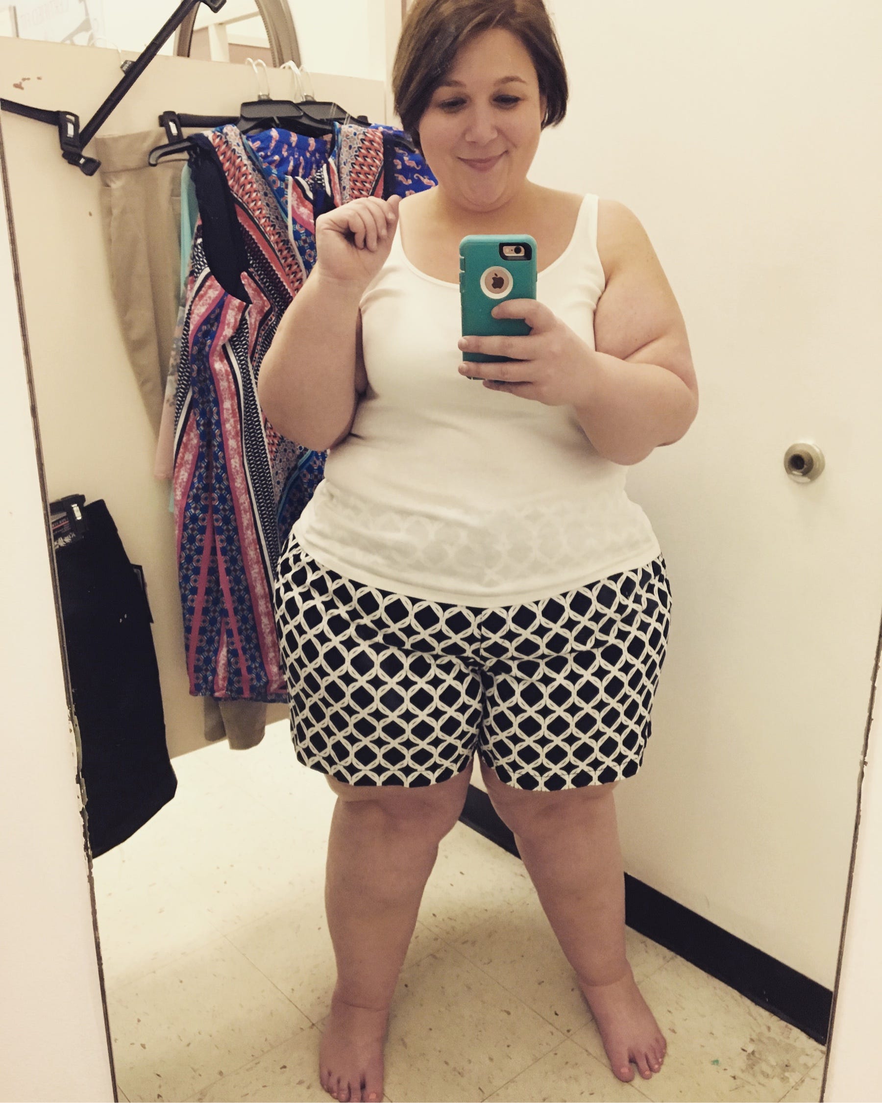 shorts for overweight women