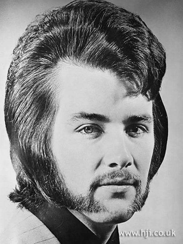 Ridículos: Los peinados de hombre en los años 60's y 70's eran terribles |  by Juan Cruz | El Meme