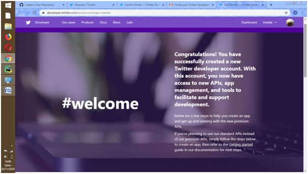Data Mining Crawling Twitter With Api Using Python By Imelda Zahra Tungga Dewi Medium Data Mining Crawling Twitter With Api Using Python By Imelda Zahra Tungga Dewi Medium