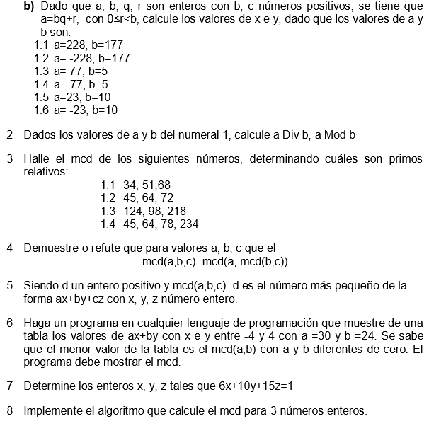 Capitulo 1 Introduccion A La Teoria De Numeros Matematicas