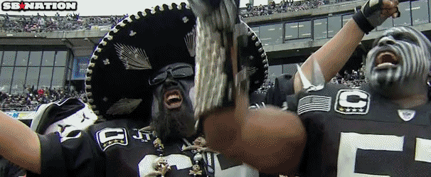 Raider Nation: The Agony and the Ecstasy in GIFs | by Natalie Saar | The  Culture | Medium
