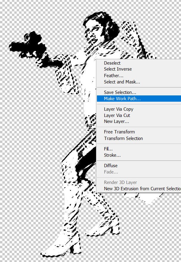 Photoshop Selection To Shape