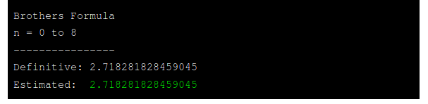 Estimating E In Python A While Ago I Wrote A Post On By Chris Webb Explorations In Python 