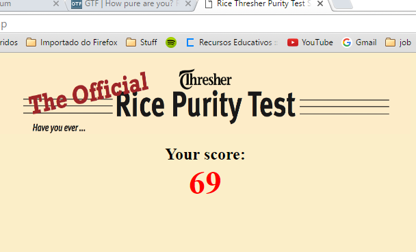 Test rice purity