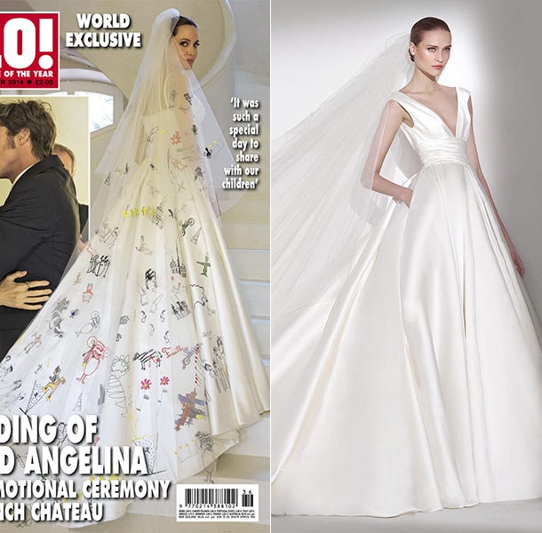 Angelina Jolie Inspired Wedding Dresses Designed By Luigi