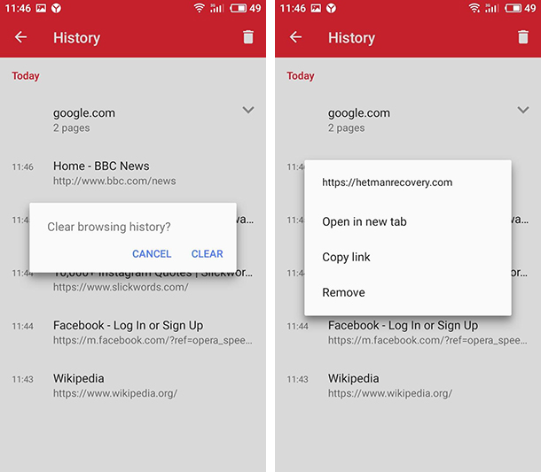 How to View and Clear Browsing History in Google Chrome, FireFox and