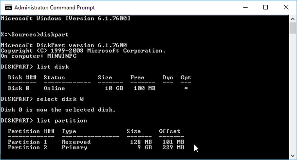 How To Restore The Structure Of Deleted EFI Partitions In Windows 2019 ...