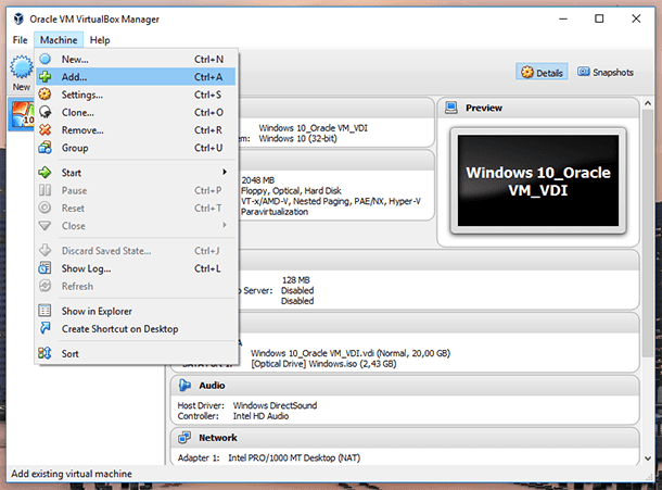 Recovering Data Of Oracle VM VirtualBox Virtual Machine vdi vmdk 