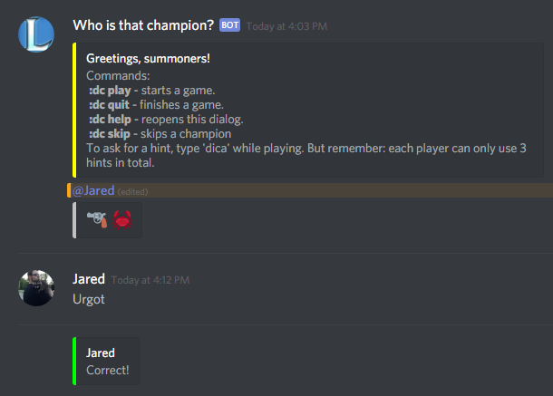 Top 5 League of Legends Discord Bots | by Jared Lee | Chatbots Life