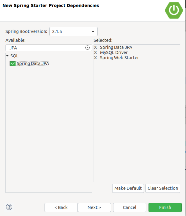 Spring Boot and MySQL Application 